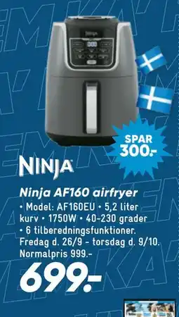 Bilka Ninja AF160 airfryer, DKK 699 tilbud