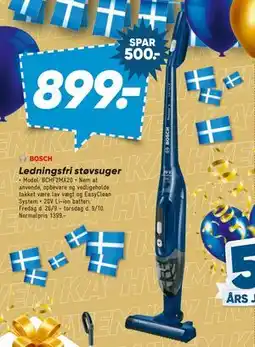 Bilka Ledningsfri støvsuger, DKK 899 tilbud
