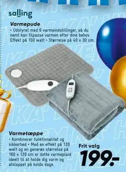 Bilka Varmepude, DKK 199 tilbud