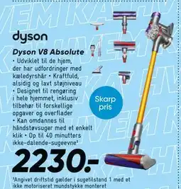 Bilka Dyson V8 Absolute, DKK 2230 tilbud