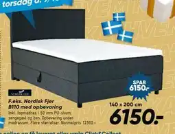 Bilka Nordisk Fjer B110 med opbevaring, DKK 6150 tilbud