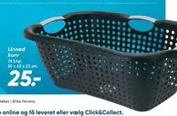 Bilka Linned kurv, DKK 25 tilbud