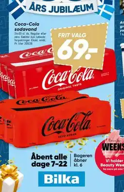 Bilka Coca-Cola sodavand, DKK 69 tilbud