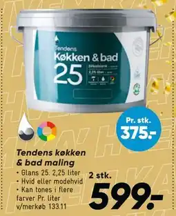 Bilka Tendens køkken & bad maling, DKK 599 tilbud