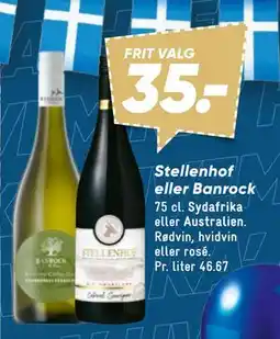 Bilka Stellenhof eller Banrock, DKK 35 tilbud