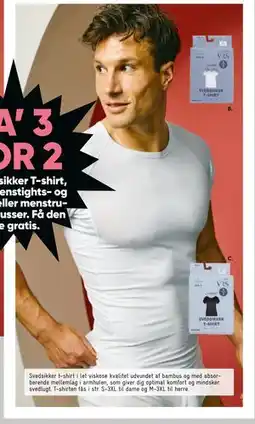 Bilka Svedsikker T-shirt, DKK 149 tilbud