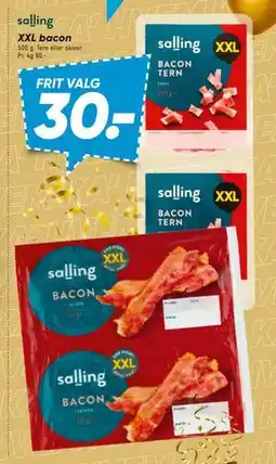 Bilka XXL bacon, DKK 30 tilbud