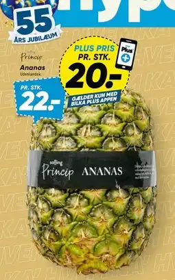 Bilka Ananas, DKK 22, App-pris tilbud