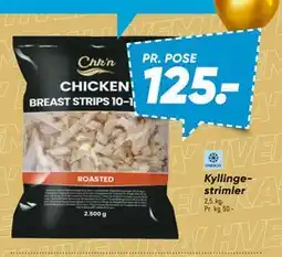 Bilka Kyllinge strimler, DKK 125 tilbud