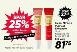 Bilka Spar 25% på Max Factor makeup tilbud