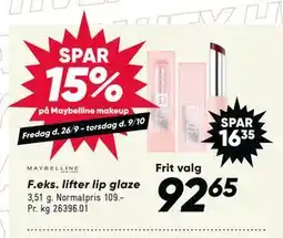 Bilka SPAR 15% på Maybelline makeup tilbud