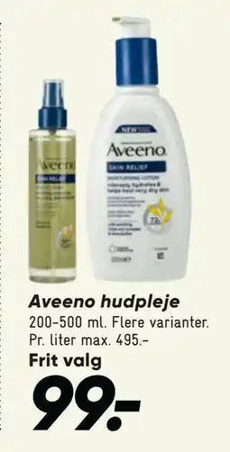 Bilka Aveeno hudpleje, DKK 99 tilbud