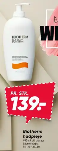 Bilka Biotherm hudpleje, DKK 139 tilbud