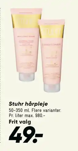Bilka Stuhr hårpleje, DKK 49 tilbud