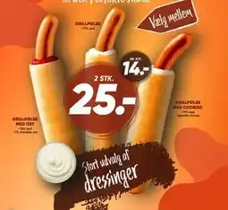 Bilka GRILLPØLSE MED CHORIZO, DKK 25 tilbud