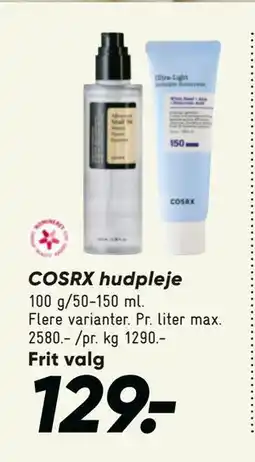 Bilka COSRX hudpleje, DKK 129 tilbud