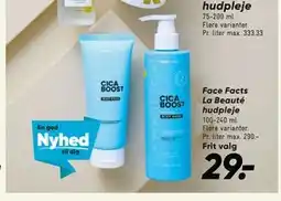 Bilka Face Facts La Beauté hudpleje, DKK 29 tilbud