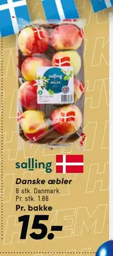 Bilka Danske æbler, DKK 15 tilbud