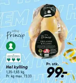 Bilka Hel kylling, DKK 99 tilbud