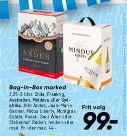Bilka Bag-in-Box marked, DKK 99 tilbud