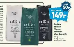 Bilka Baristo Edition Mocca, Espresso eller Organic, DKK 149 tilbud
