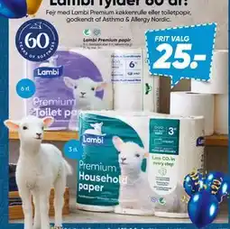 Bilka Lambi Premium papir, DKK 25 tilbud