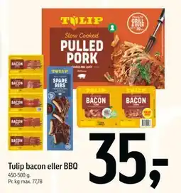 Føtex Tulip bacon eller BBQ, DKK 35 tilbud