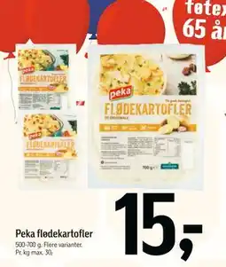 Føtex Peka flødekartofler, DKK 15 tilbud