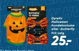 Bilka Dyreliv Halloween hundekostume eller -butterfly, DKK 25 tilbud