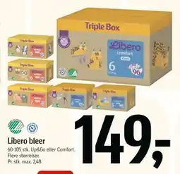 Føtex Libero bleer, DKK 149 tilbud