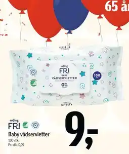 Føtex Baby vådservietter, DKK 9 tilbud