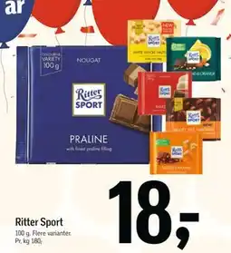 Føtex Ritter Sport, DKK 18 tilbud