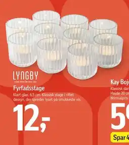 Føtex Fyrfadsstage, DKK 12 tilbud