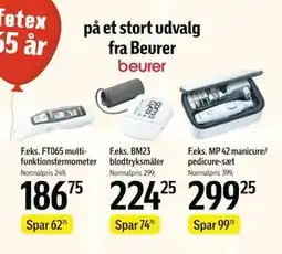 Føtex Spar 25% på et stort udvalg fra Beurer tilbud