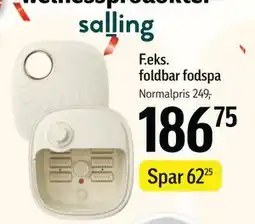 Føtex foldbar fodspa, DKK 186.75 tilbud