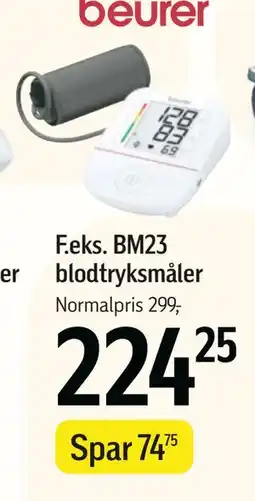 Føtex BM23 blodtryksmåler, DKK 224.25 tilbud