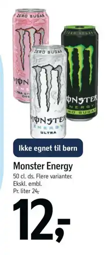 Føtex Monster Energy, DKK 12 tilbud