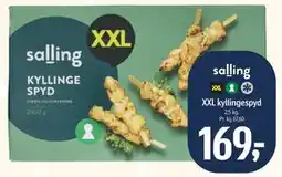 Føtex XXL kyllingespyd, DKK 169 tilbud