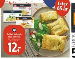 Føtex Rahbek indbagte rejer eller laks, DKK 12 tilbud