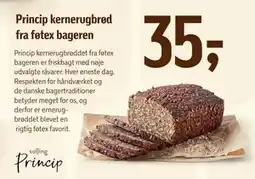 Føtex Princip kernerugbrød fra føtex bageren, DKK 35 tilbud
