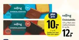 Føtex Chokoladekiks, DKK 12, App-pris tilbud