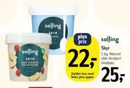 Føtex Skyr, DKK 25, App-pris tilbud