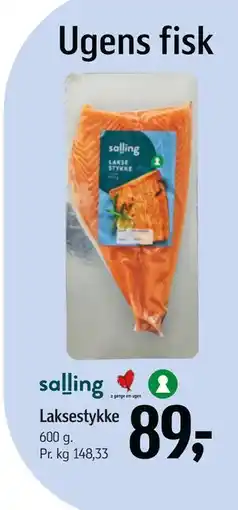Føtex Laksestykke, DKK 89 tilbud