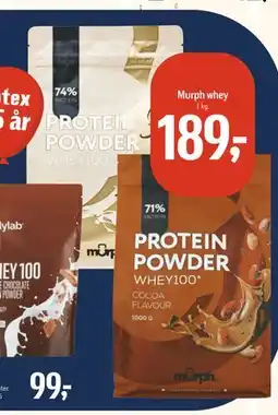 Føtex Murph whey, DKK 189 tilbud