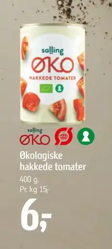 Føtex Økologiske hakkede tomater, DKK 6 tilbud