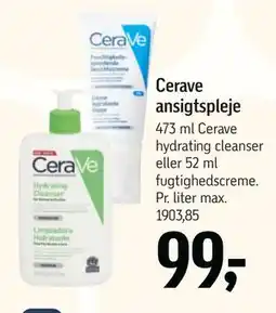 Føtex Cerave ansigtspleje, DKK 99 tilbud