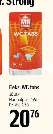 Føtex WC tabs, DKK 20.76 tilbud