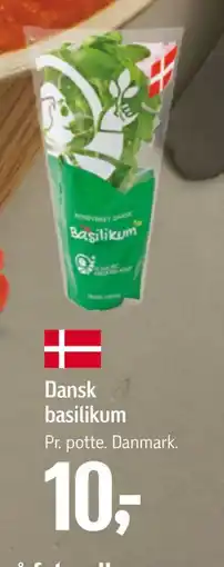 Føtex Dansk basilikum, DKK 10 tilbud