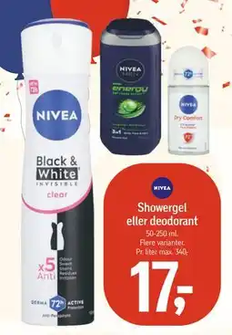 Føtex Showergel eller deodorant, DKK 17 tilbud