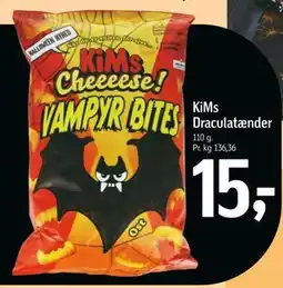 Føtex KiMs Draculatænder, DKK 15 tilbud